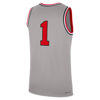 #1 Ohio State Buckeyes Nike Alternate Replica Basketball Jersey - Gray