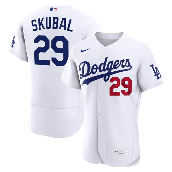 Los Angeles Dodgers Tarik Skubal Nike White Home Authentic Jersey