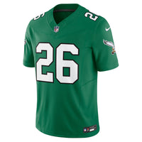 Philadelphia Eagles Saquon Barkley Nike Kelly Green Alternate Vapor F.U.S.E. Limited Jersey