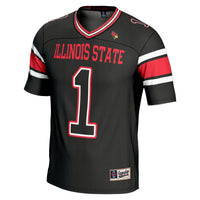 #1 Illinois State Redbirds GameDay Greats Endzone Football Jersey - Black