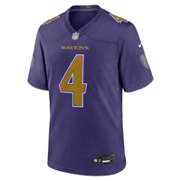 Baltimore Ravens Zay Flowers Nike Purple Alternate Game Jersey