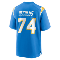 Los Angeles Chargers Austin Deculus Nike Powder Blue Team Game Jersey