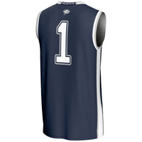 #1 New Hampshire Wildcats GameDay Greats Lightweight Basketball Jersey - Blue