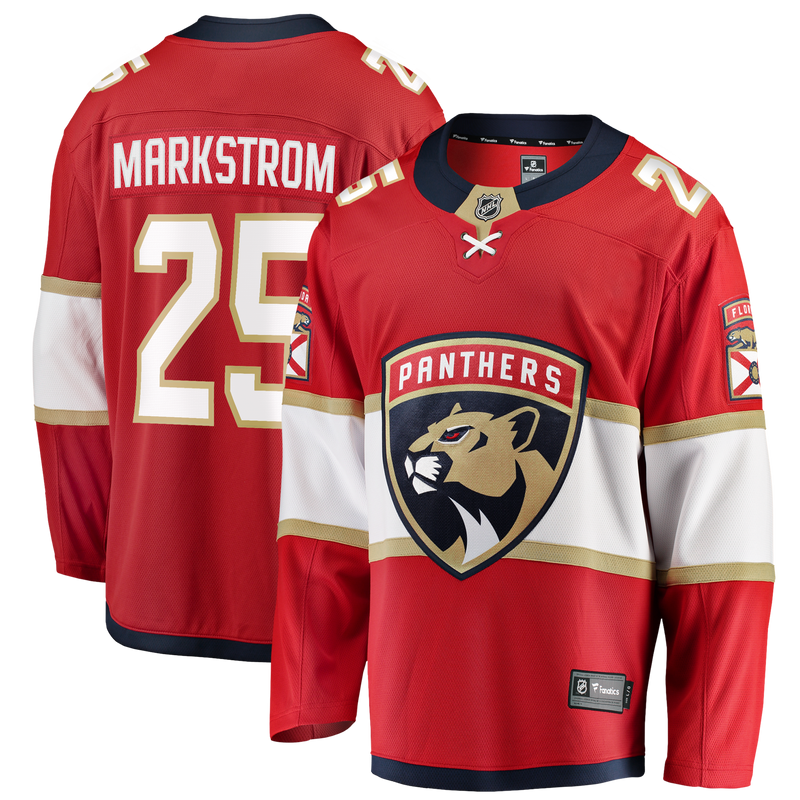 Florida Panthers Jacob Markstrom Fanatics Red Home Breakaway Jersey