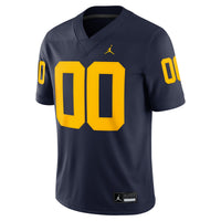 Michigan Wolverines Nike Custom Football Game Jersey - Jordan Brand
