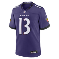 Baltimore Ravens Elijah Sarratt Nike Purple Team Game Jersey