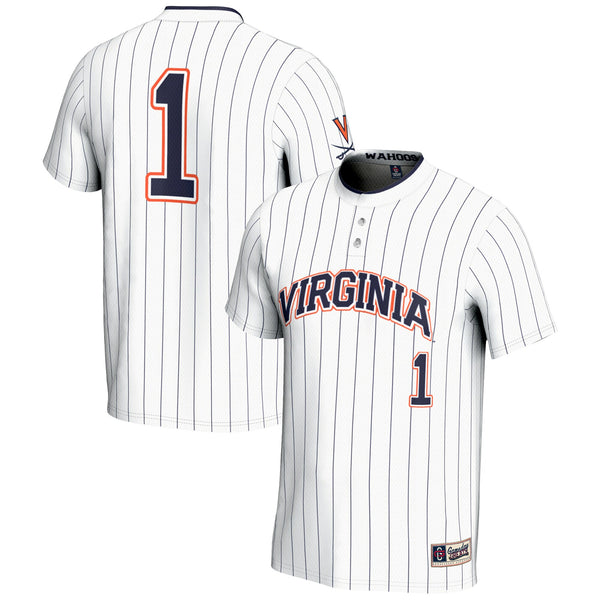 #1 Virginia Cavaliers GameDay Greats Lightweight Softball Jersey - White