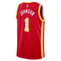 Atlanta Hawks Nike Icon Edition Swingman Jersey - Red - Jalen Johnson -