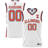 Illinois Fighting Illini GameDay Greats Lightweight NIL Pick-A-Player Basketball Jersey - White