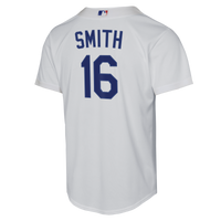 Male Los Angeles Dodgers Will Smith Nike White Home Replica Jersey