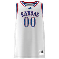 #00 Kansas Jayhawks adidas Swingman Jersey - White