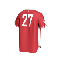 #27 Houston Cougars GameDay Greats Adult Lightweight Collegiate Baseball Fashion Jersey - Red