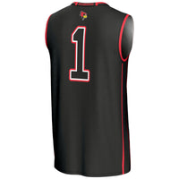 #1 Illinois State Redbirds GameDay Greats Lightweight Basketball Jersey - Black