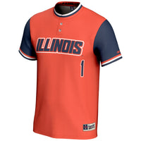 #1 Illinois Fighting Illini GameDay Greats Lightweight Softball Jersey - Orange