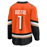 Anaheim Ducks Lukas Dostal Fanatics Orange Home Breakaway Jersey