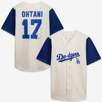 Los Angeles Dodgers Profile Cream/Royal Big & Tall Two-Color Fashion Jersey