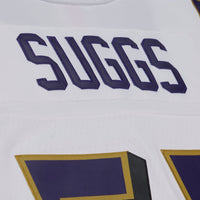 Baltimore Ravens Terrell Suggs Mitchell & Ness White 2003 Legacy Replica Player Jersey