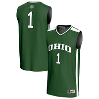 #1 Ohio Bobcats GameDay Greats Lightweight Collegiate Basketball Fashion Jersey - Green