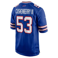 Buffalo Bills Lloyd Cushenberry III Nike Royal Team Game Jersey