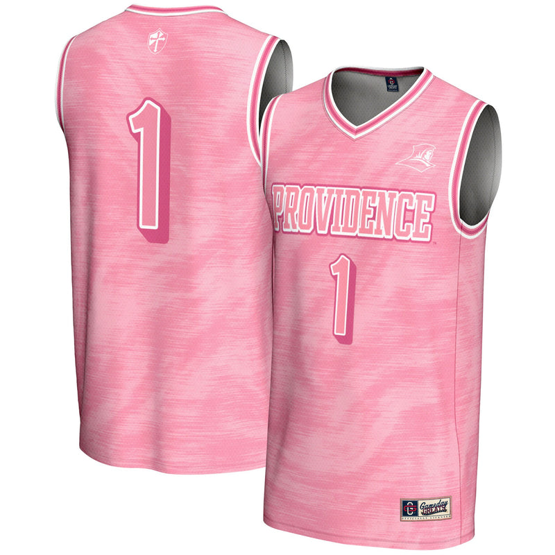 #1 Providence Friars GameDay Greats Lightweight Basketball Fashion Jersey - Pink