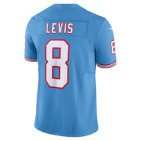 Tennessee Titans Will Levis Nike Light Blue Alternate Oilers Throwback Vapor F.U.S.E. Limited Jersey
