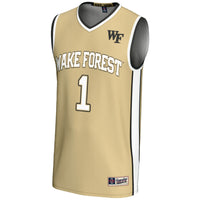 #1 Wake Forest Demon Deacons GameDay Greats Lightweight Basketball Jersey - Gold