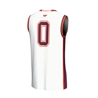 #0Virginia Tech Hokies GameDay Greats Lightweight Collegiate Basketball Fashion Jersey - White