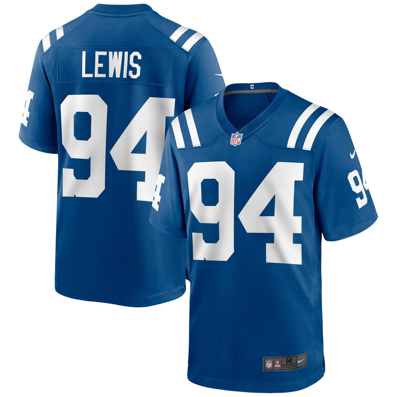 Indianapolis Colts Tyquan Lewis Nike Royal Game Jersey