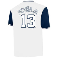 Atlanta Braves Ronald Acuña Jr. Profile White Big & Tall Name & Number Jersey