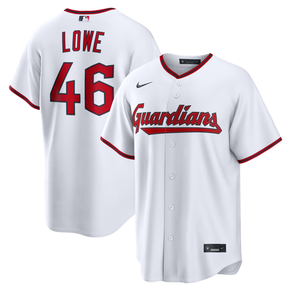 Cleveland Guardians Nathaniel Lowe Nike White Home Replica Jersey