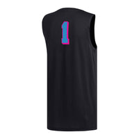 #1 Florida Atlantic Owls adidas Replica Basketball Jersey - Black