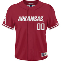 Arkansas Razorbacks GameDay Greats NIL Pick-A-Player Lightweight Baseball Jersey - Cardinal