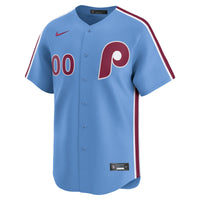 Philadelphia Phillies Nike Light Blue Alternate Limited Custom Jersey