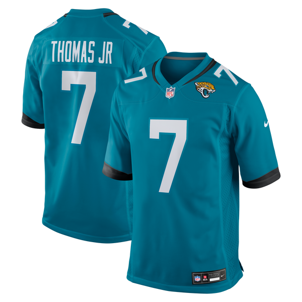 Jacksonville Jaguars Brian Thomas Jr Nike Teal Player Game Jersey