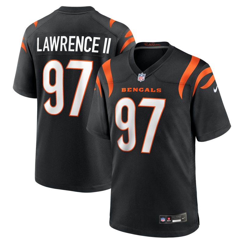 Cincinnati Bengals Dexter Lawrence II Nike Black Game Jersey
