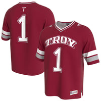 Troy University Trojans GameDay Greats Lightweight Collegiate Football Fashion Jersey - Cardinal