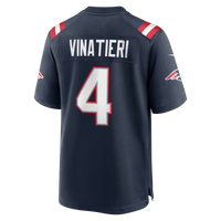 New England Patriots Adam Vinatieri Nike Navy Team Retired Game Jersey