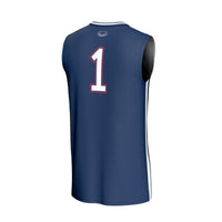 #1 Florida Atlantic Owls GameDay Greats Lightweight Basketball Jersey - Navy
