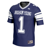 #1 BYU Cougars GameDay Greats Football Jersey - Cardinal