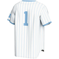 #1 North Carolina Tar Heels GameDay Greats Lightweight Baseball Jersey - White