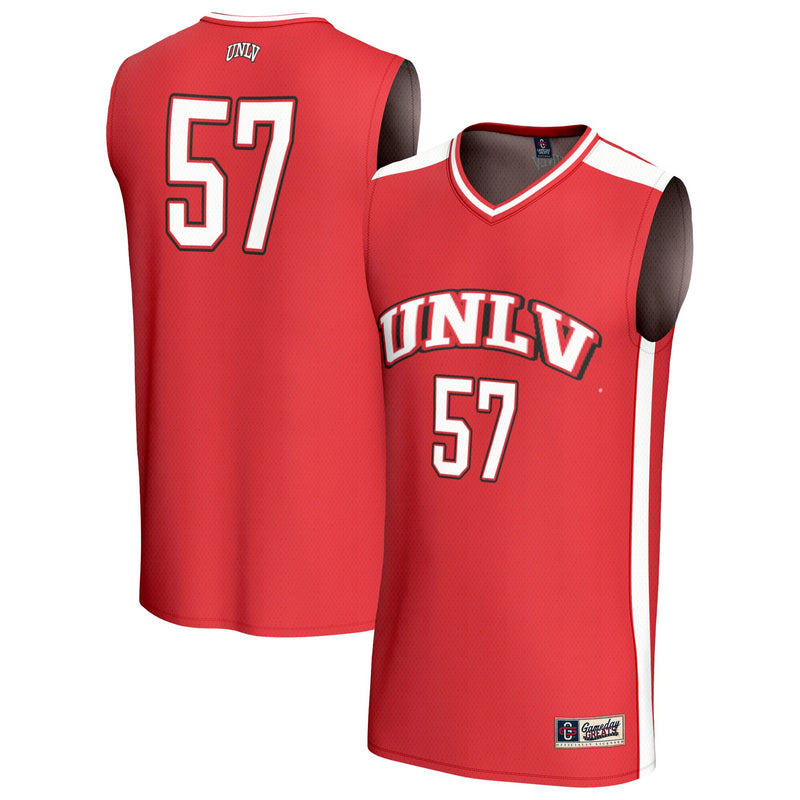 #57 UNLV Rebels GameDay Greats Lightweight Collegiate Basketball Fashion Jersey - Cardinal