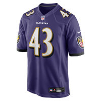 Baltimore Ravens Justice Hill Nike Purple Game Jersey