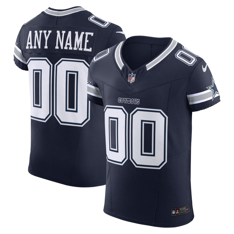 Dallas Cowboys Nike Navy Vapor F.U.S.E. Elite Custom Jersey