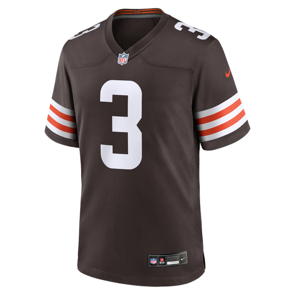 Cleveland Browns Marquise Goodwin Nike Brown Team Game Jersey
