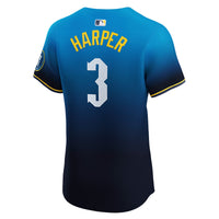 Philadelphia Phillies Bryce Harper Nike Navy City Connect Elite Jersey