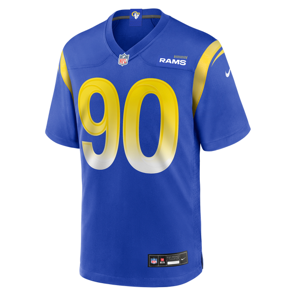 Los Angeles Rams Earnest Brown IV Nike Royal Team Game Jersey