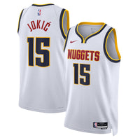 Denver Nuggets Nike Association Edition Swingman Jersey - White - Nikola Jokić