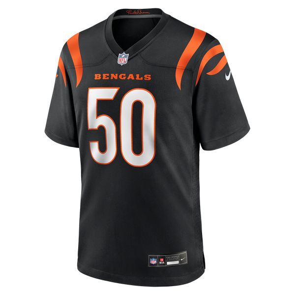 Cincinnati Bengals Shaka Heyward Nike Black Team Game Jersey