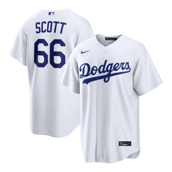 Los Angeles Dodgers Tanner Scott Nike White Home Replica Jersey
