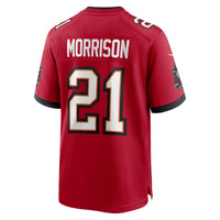 Tampa Bay Buccaneers Benjamin Morrison Nike Red Team Game Jersey